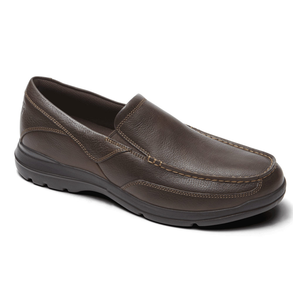 Rockport Singapore Mens Slip-On - City Play Two Brown - XP4587296